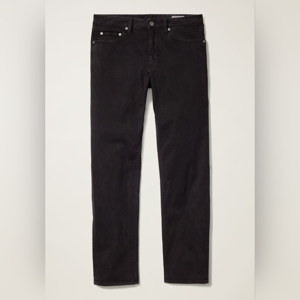 Bonobos Black Italian Brushed 5-Pocket Mens Pants